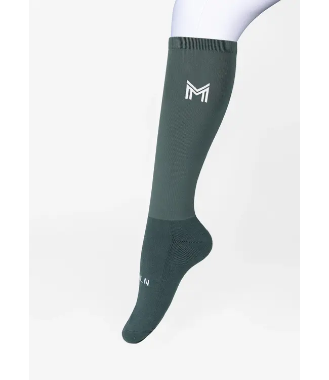 MAXIMILIAN FLAG RIDING SOCKS - Ivy