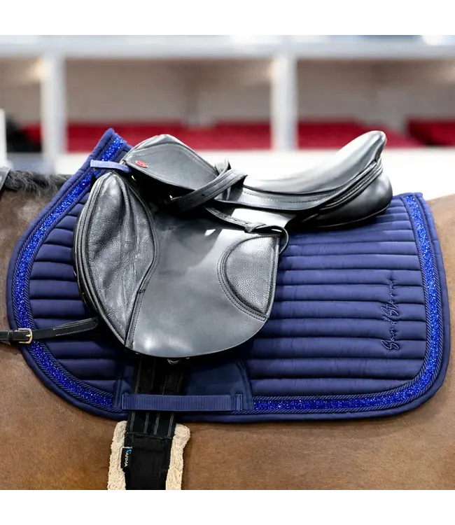 SANDSTORM SPARKLE SADDLE PAD GP - Navy