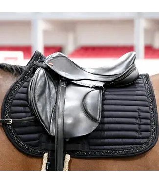 Sandstorm Equestrian SANDSTORM SPARKLE SADDLE PAD GP - Black
