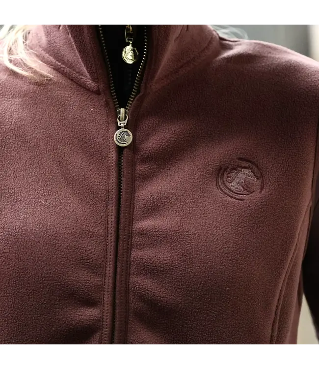 SANDSTORM COUNTRY FLEECE GILET  - Chocolate