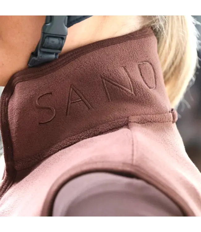 SANDSTORM COUNTRY FLEECE GILET  - Chocolate