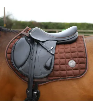 Sandstorm Equestrian SANDSTORM MESH-AIR SADDLE PAD CLOSE CONTACT - Brown
