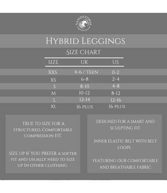 SANDSTORM LUX PERFORMANCE HYBRID LEGGINGS - Endless Sky Blue