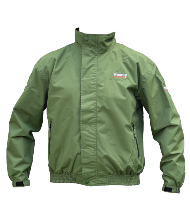 BREEZE UP 'OXFORD' BLOUSON SUMMER JACKET - Green