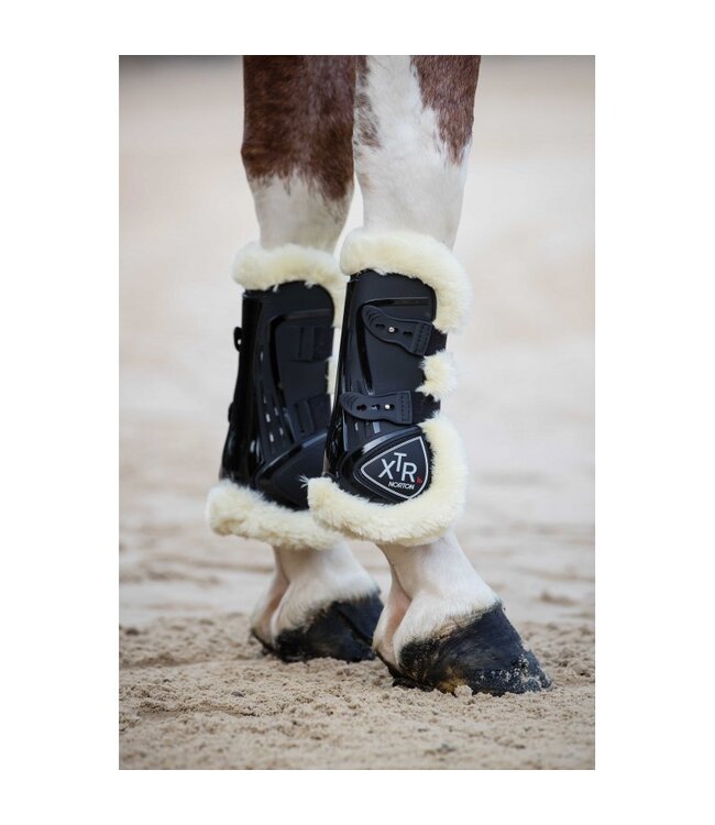NORTON XTR SHEEPSKIN TENDON BOOTS - Black