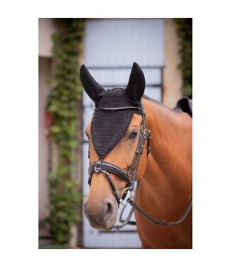 Paddock PADDOCK SOUNDLESS LONG COTTON FLY VEIL - Black