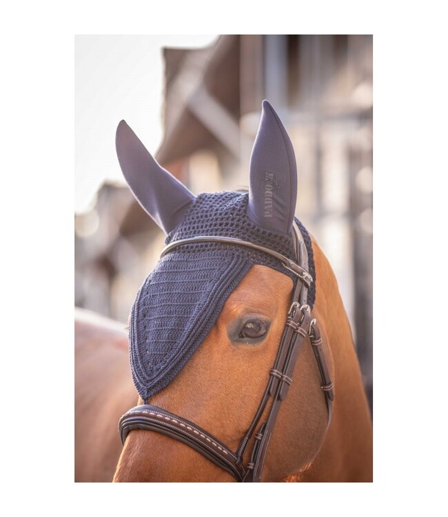 PADDOCK SOUNDLESS LONG COTTON FLY VEIL - Navy