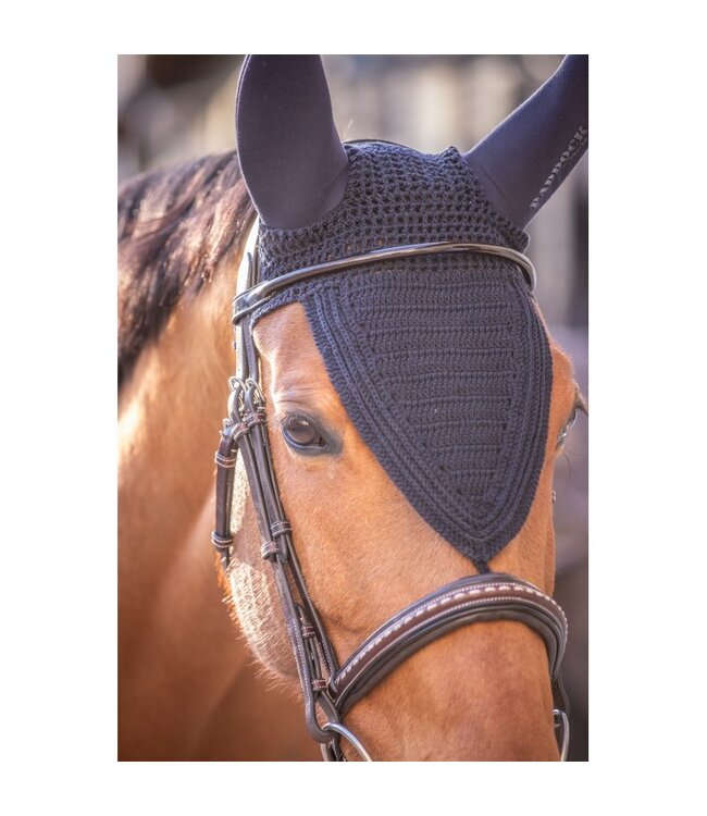 PADDOCK SOUNDLESS LONG COTTON FLY VEIL - Navy
