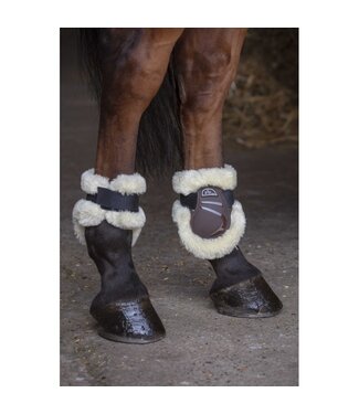 Norton NORTON XTR SHEEPSKIN FETLOCK BOOTS - Brown
