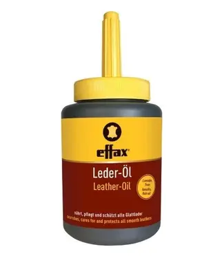 Effol EFFAX LEATHER OIL with BRUSH - 475ml