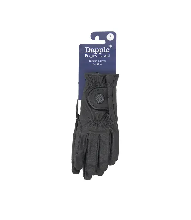 DAPPLE WICKLOW RIDING GLOVES - Black