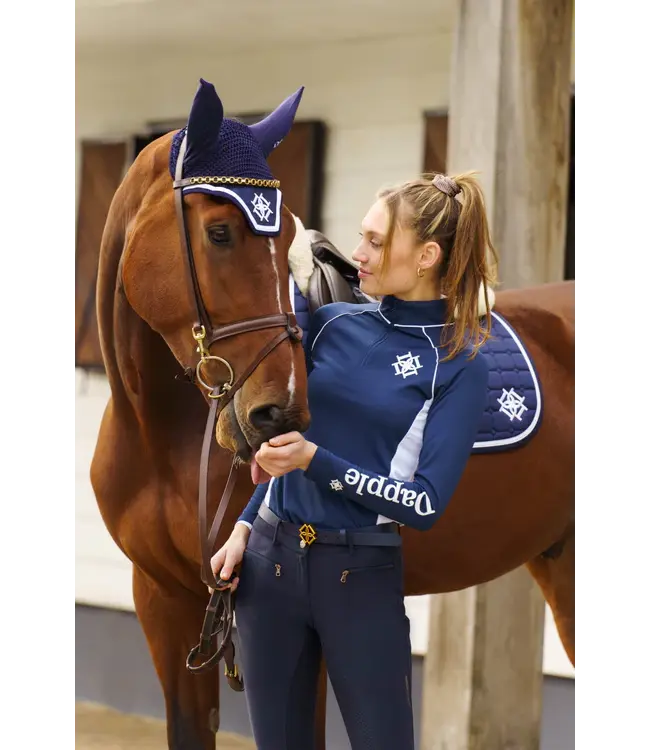 DAPPLE GP SADDLE PAD - Navy/White