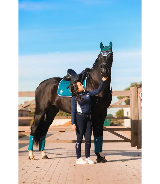 DAPPLE FLY VEIL - Teal Green
