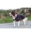 Mackey MACKEY BUDDY FLEECE DOG RUG - Navy/Burgundy/White
