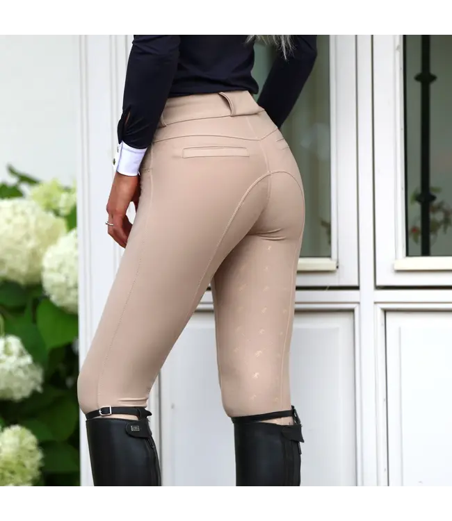 SANDSTORM PERFORMANCE HYBRID LEGGINGS - Beige