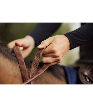 Mackey MACKEY CLASSIC PRECISION GRIP REINS - Brown
