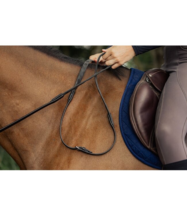 MACKEY CLASSIC PRECISION GRIP REINS - Black