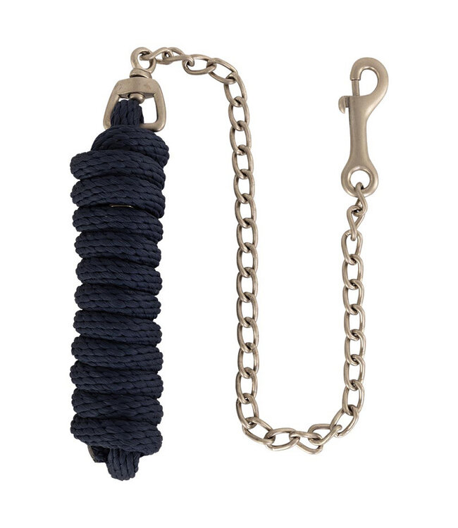 BR STALLION LEAD with CHAIN - Blueberry
