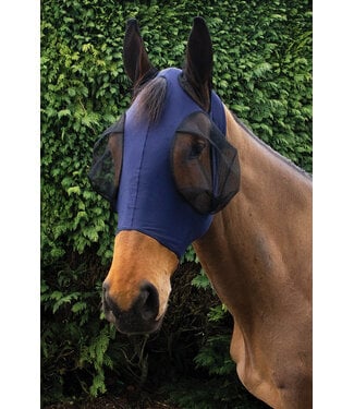 EquiSential EQUISENTIAL SOFTFIT FLY MASK - Navy