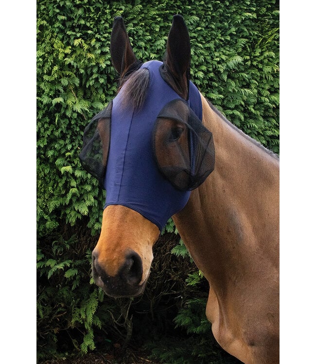 EQUISENTIAL SOFTFIT FLY MASK - Navy