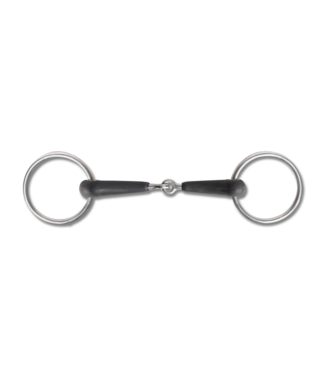 Waldhausen WALDHAUSEN JOINTED RUBBER SNAFFLE BIT