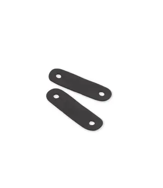 PEACOCK LEATHERS (pair) - Black