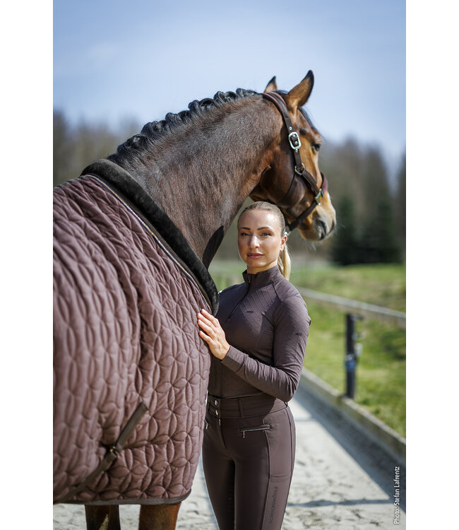 SCHOCKEMOHLE AW26 SP DARIA TRAINING SHIRT - Mocca
