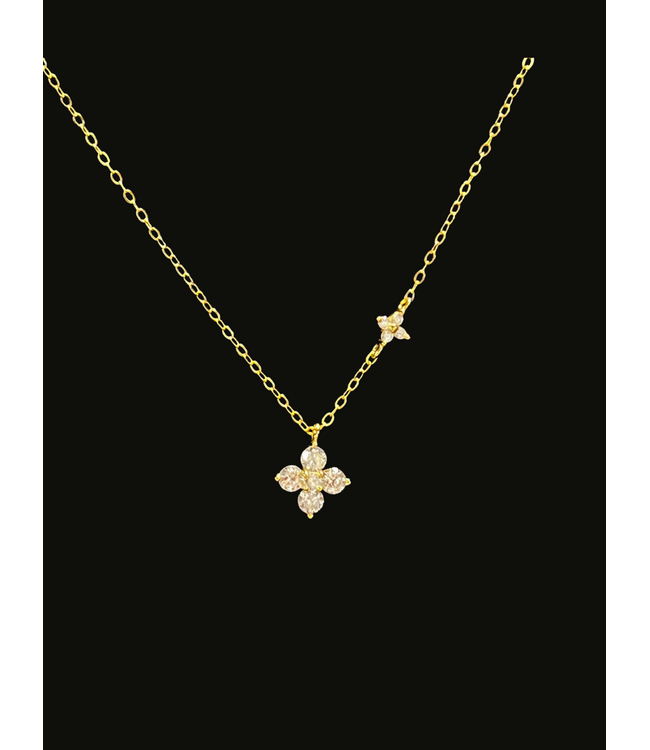FOUR STONE MOISSANITE PENDANT - Silver