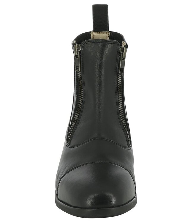 EQUITHÈME DOUBLE ZIP KIDS JODHPUR BOOTS BLACK