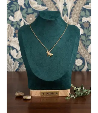 Dazzle DAZZLE MAYA RUNNING HORSE NECKLACE