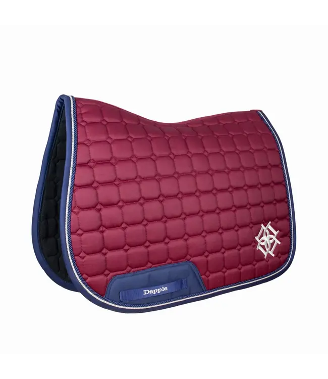 DAPPLE GP SADDLE PAD - Burgundy/Navy