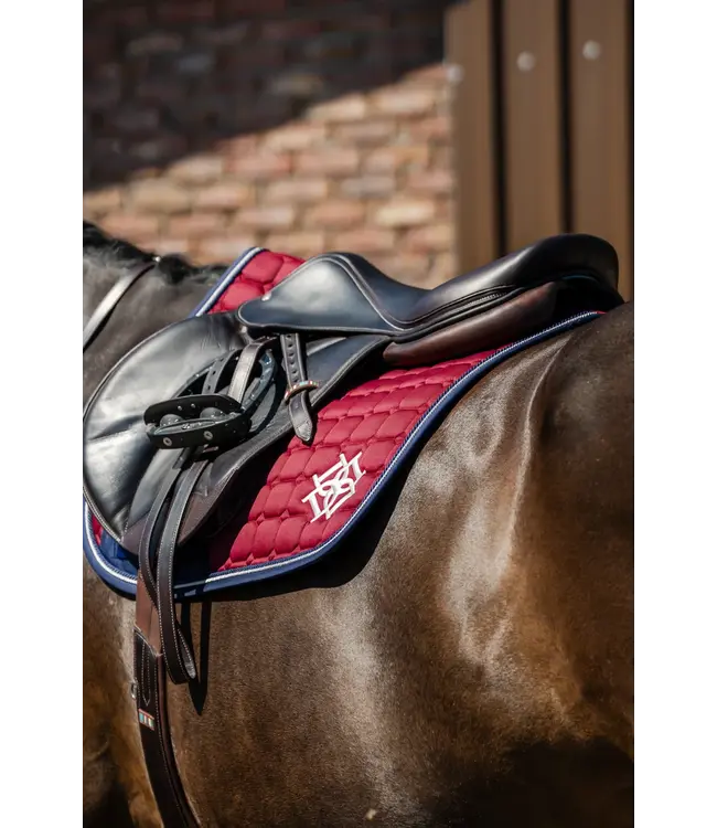DAPPLE GP SADDLE PAD - Burgundy/Navy