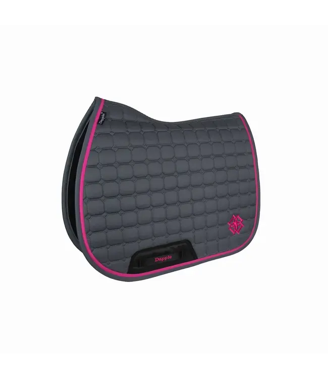 DAPPLE GP SADDLE PAD - Grey/Fushia
