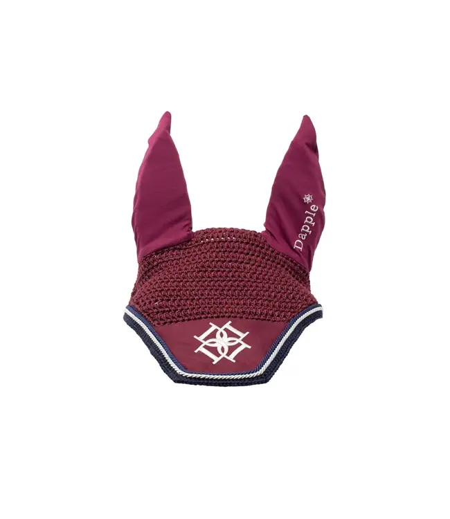 DAPPLE FLY VEIL - Burgundy/Navy