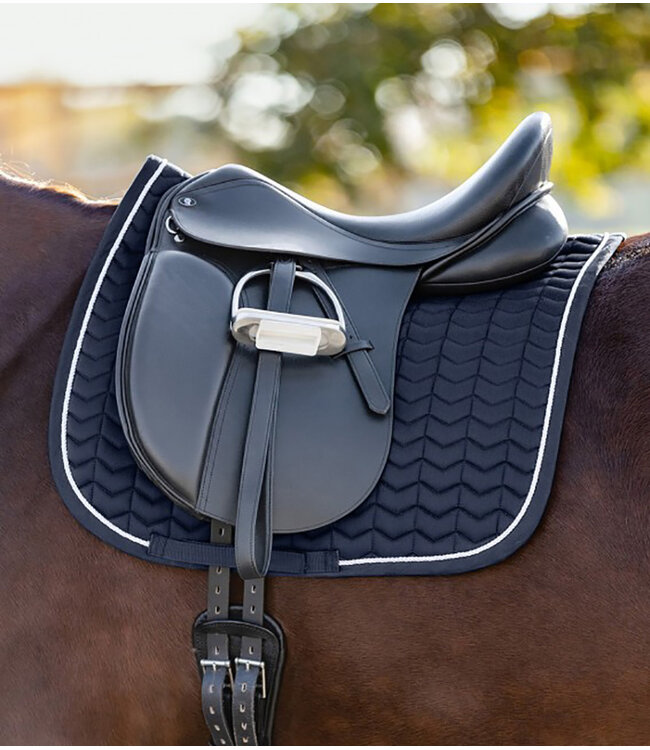 CLASSIC SADDLE PAD - Night Blue/White Full