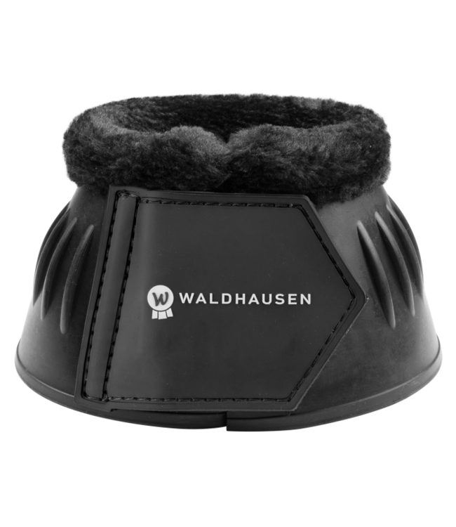 WALDHAUSEN RUBBER BELL BOOTS WITH SYNTHETIC FUR  - Black