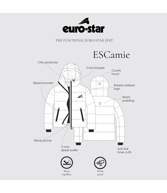 EURO-STAR CAMIE KIDS JACKET - Elderberry