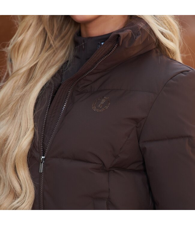 IRH CHICA KIDS PADDED JACKET - Chocolate