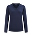 HV Polo HVP ORALIE FINE KNIT V-NECK PULLOVER - Navy