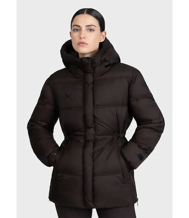 MAXIMILIAN ASPEN PUFFER JACKET - Espresso