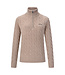 HV Equestrian HVP DUNYA CABLE KNIT HALF ZIP - Camel