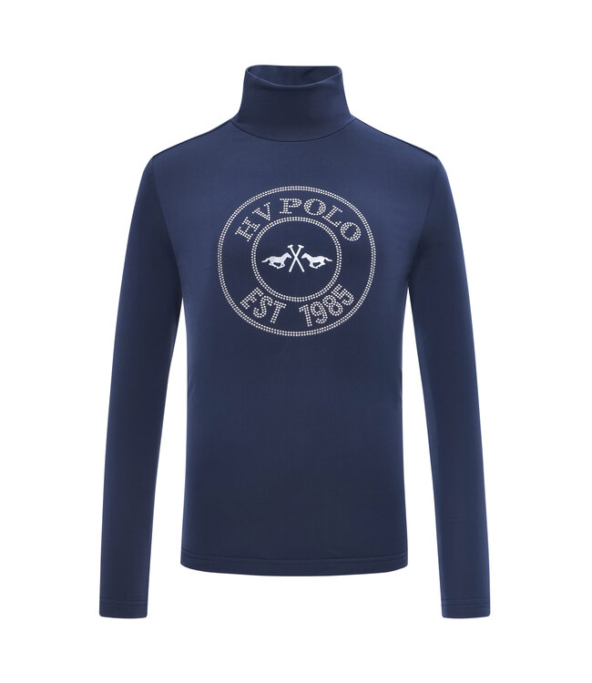 HVP ODETTE KIDS TECHNICAL JERSEY TOP - Navy