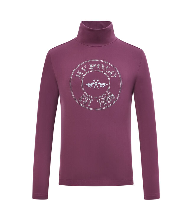 HVP ODETTE KIDS TECHNICAL JERSEY TOP - Wine