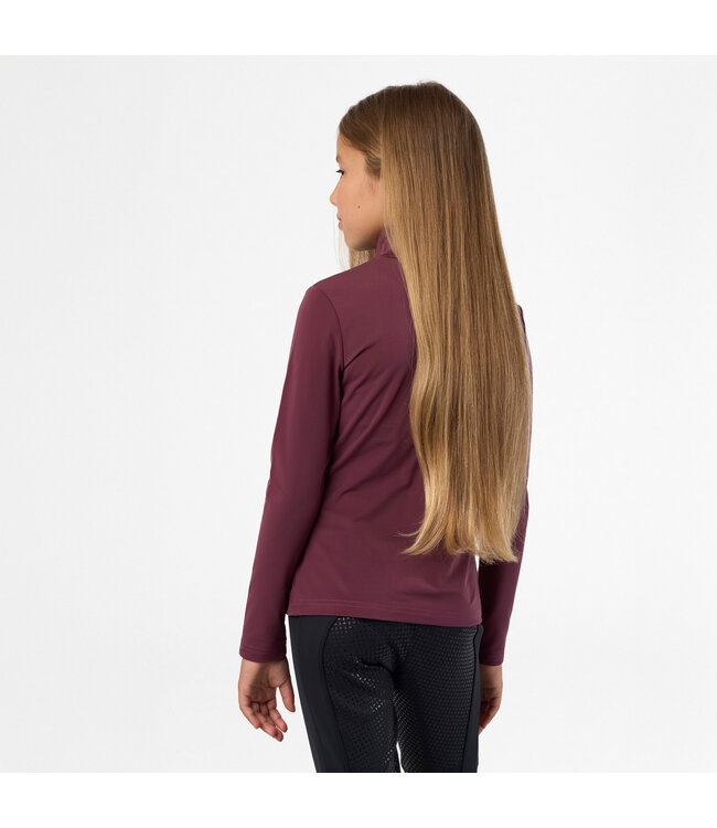 HVP ODETTE KIDS TECHNICAL JERSEY TOP - Wine