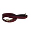 Mackey MACKEY PADDED DOG LEAD - Mullberry/Brown
