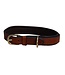 Mackey MACKEY PADDED LEATHER DOG COLLAR - Tan/Brown