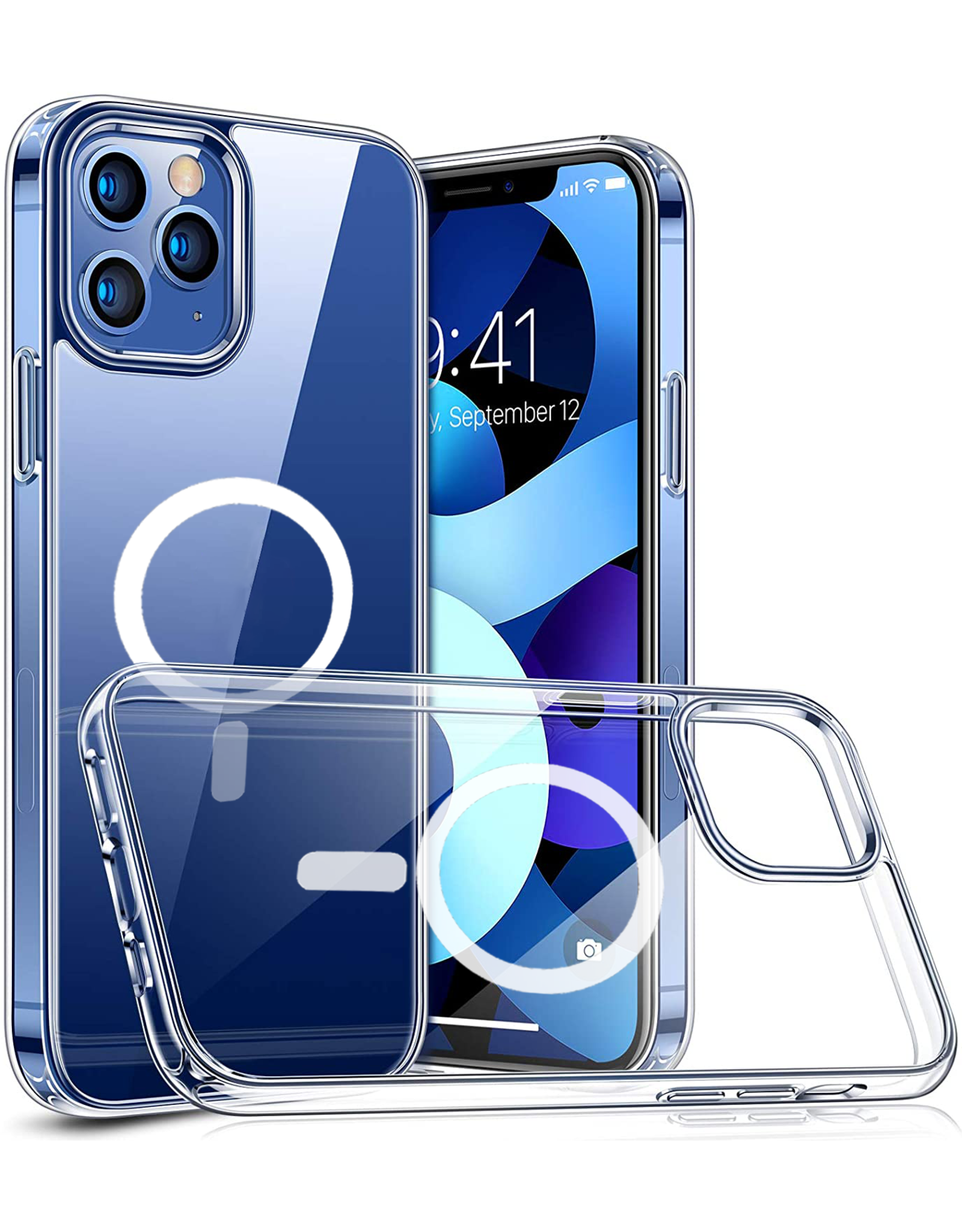 JOYROOM iPhone 11 Pro Max Magsafe hoesje - Transparant