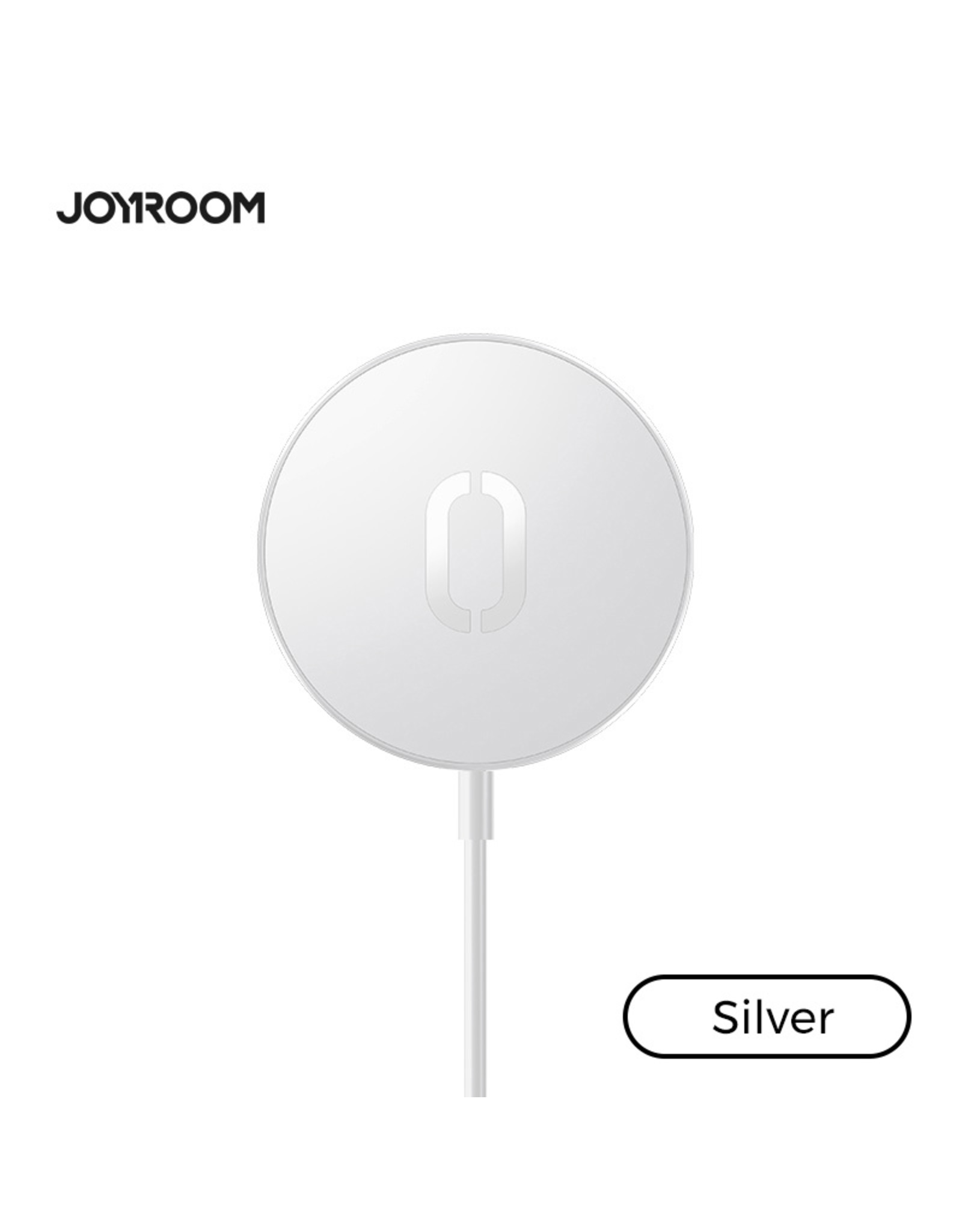 JOYROOM Magsafe draadloze oplader 15W - zilver