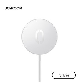JOYROOM Magsafe draadloze oplader 15W - zilver