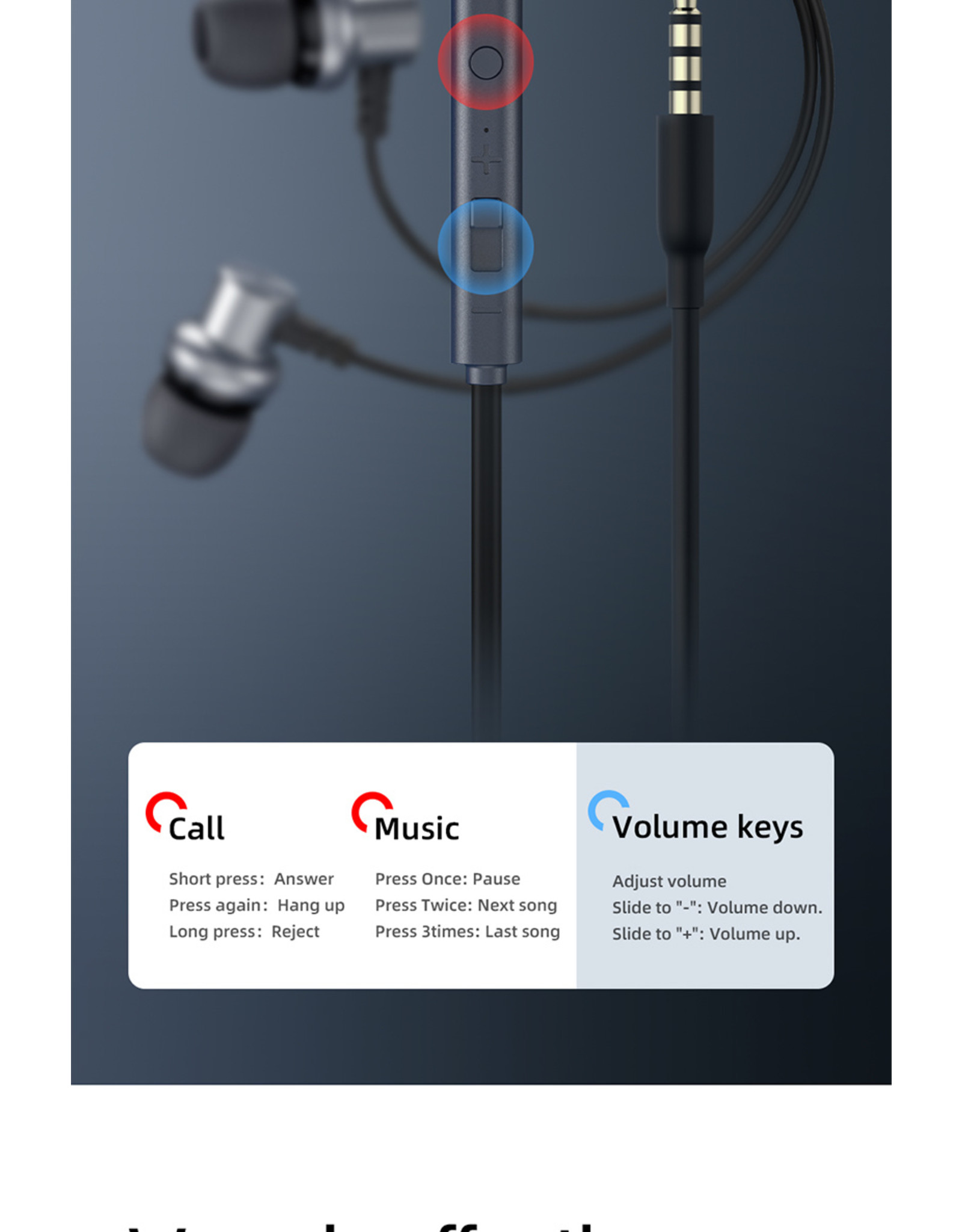 JOYROOM in-ear headset